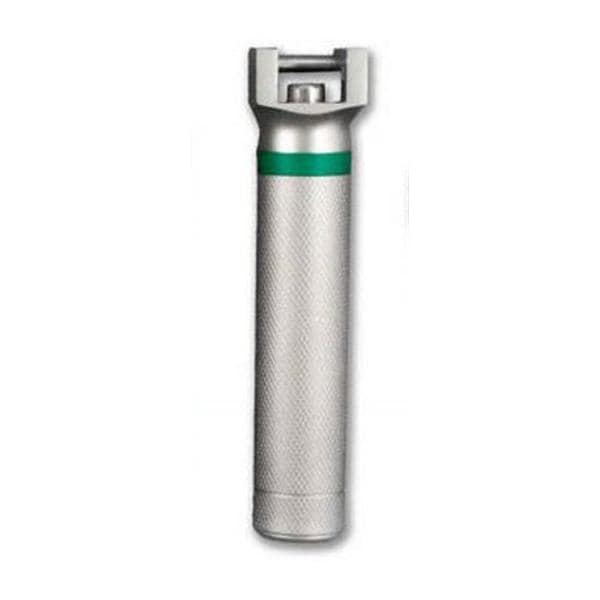 GreenLine Laryngoscope Handle Stainless Steel/Fiber Optic Ea