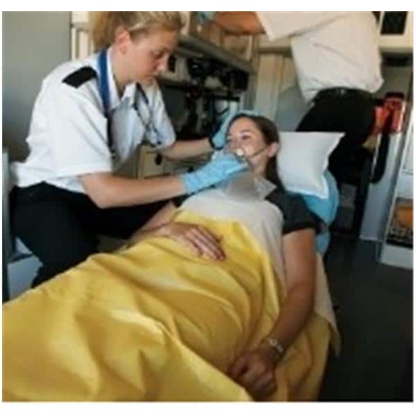 Visiblanket Privacy Blanket Yellow/White Poly/Airlaid 50x84"