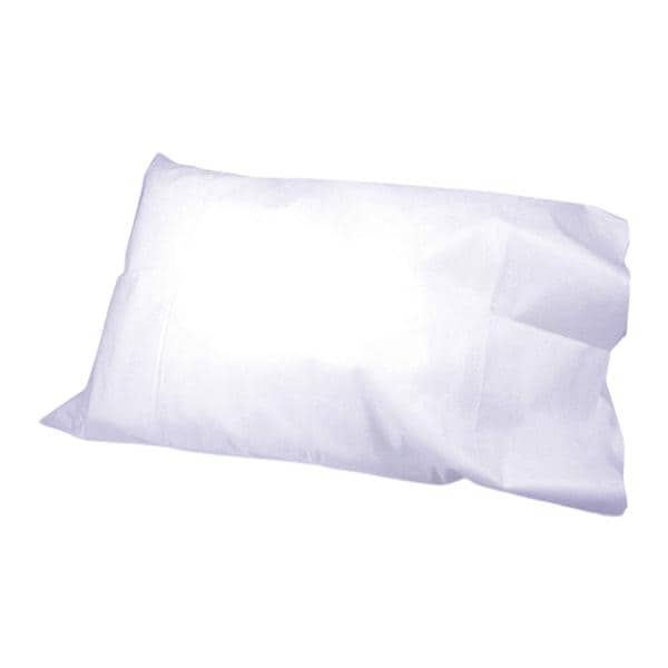 Pillowcase 23 in x 30 in Tissue / Poly White Disposable 100/Ca