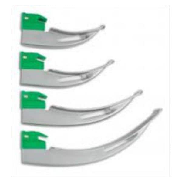GreenLine/D Laryngoscope Blade Macintosh #1 Infant Fiber Optic, 20 EA/BX