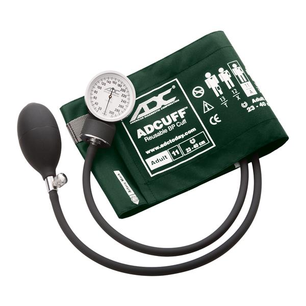 Prosphyg 760 Series Aneroid Sphygmomanometer Size 11 Hntr Grn LF Arm Dl Dsply Ea