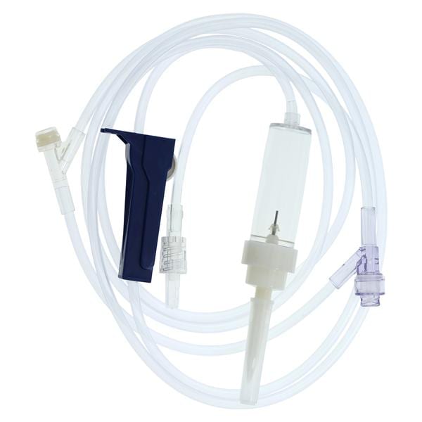 IV Administration Set Needleless 1 Split Septum/1 Y-Injection Site 83" 60Drp Ea, 50 EA/CA