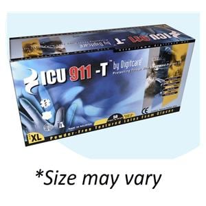 ICU 911 Exam Gloves Small Sterile, 10 BX/CA