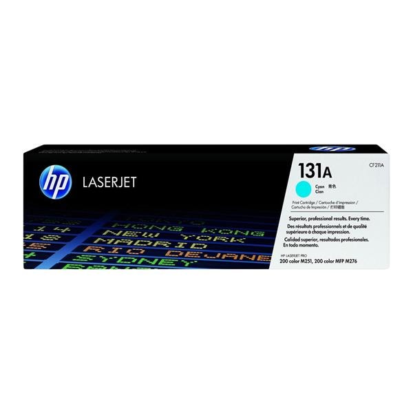 HP 131A Cyan Original Toner Cartridge (CF211A) Ea