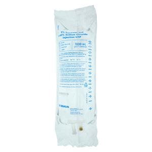Injection Solution Dextrose 5%/Sodium Chloride 0.45% 1000mL Excel...