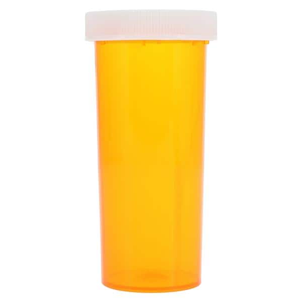 Medicine Vial Plastic 30 Dram Amber Reusable 240/Ca