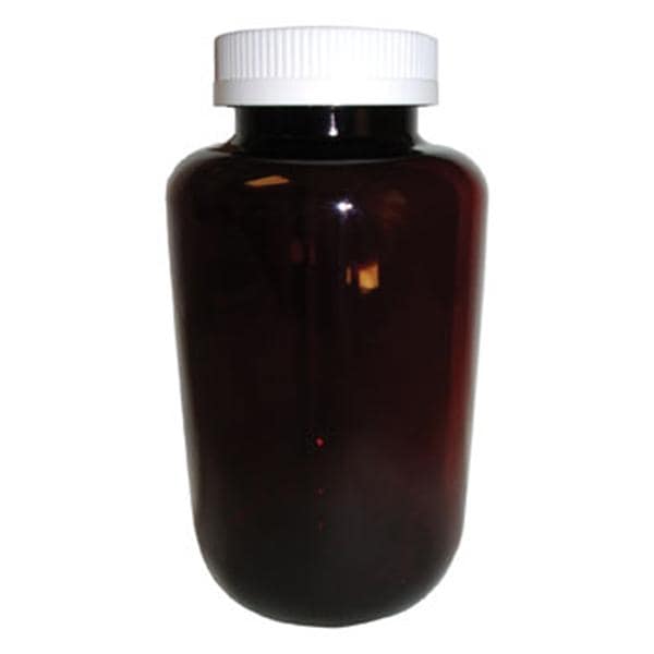 Packer Bottle HDPE 500cc Amber Reusable 108/Ca