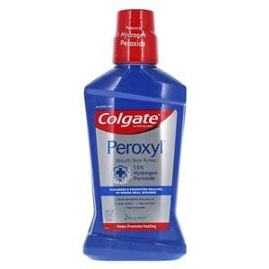 Colgate Peroxyl Mouth Sore Rinse 16.9 oz Mint No Alcohol 16.9ozBt