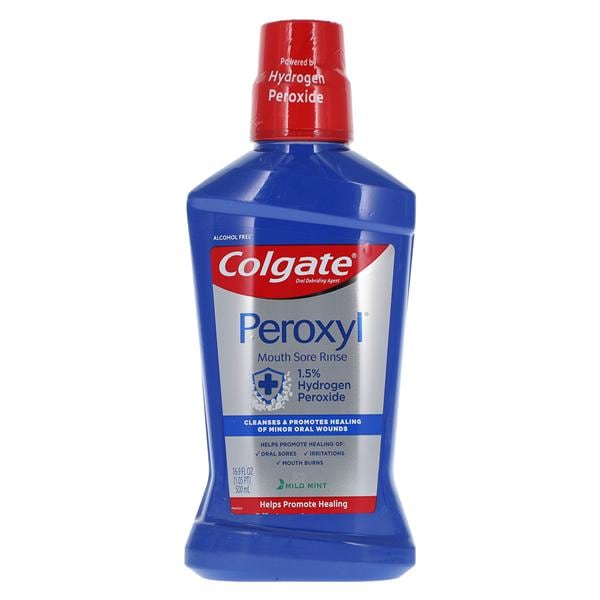 Colgate Peroxyl Mouth Sore Rinse 16.9 oz Mint No Alcohol 16.9ozBt