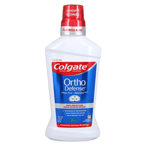 Colgate Phos-Flur Ortho Defense Oral Rinse Mint 6/Ca