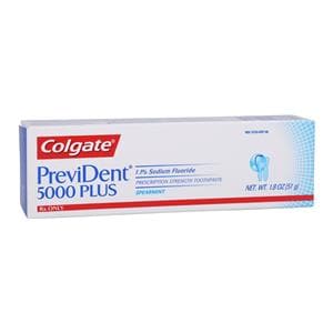 Colgate PreviDent 5000 Plus Toothpaste Gel Rx Only 1.1% NaF Spearmint 1.8oz/Tb
