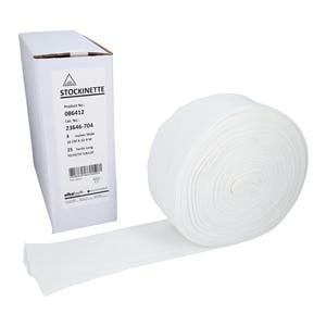 Orthopedic Stockinette White 4"x25yd, 10 RL/CA