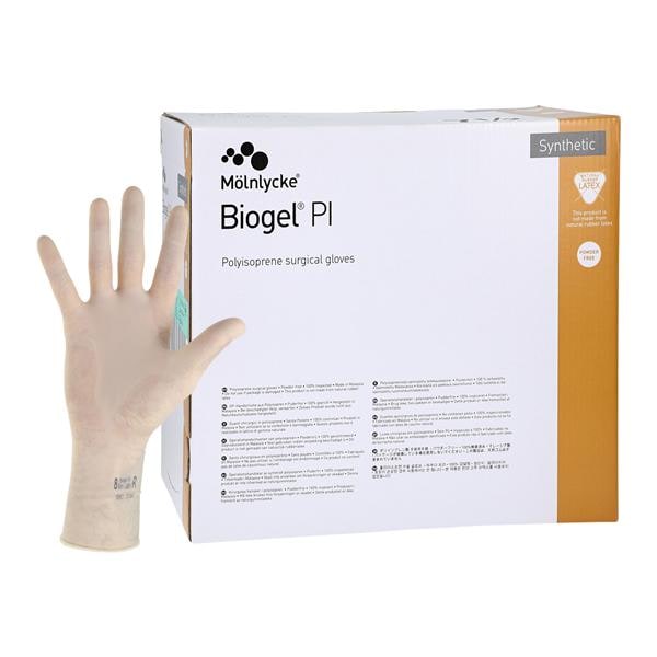Biogel PI Polyisoprene Surgical Gloves 7.5 Straw 50Pr/Bx