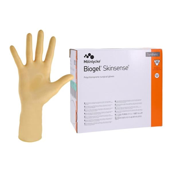 Biogel Skinsense Neoprene / Polychloroprene Surgical Gloves 6 Straw, 4 BX/CA