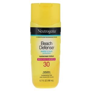 Neutrogena Beach Defense Sunscreen Lotion Adult 6.7oz Water Resistant Ea, 12 EA/CA