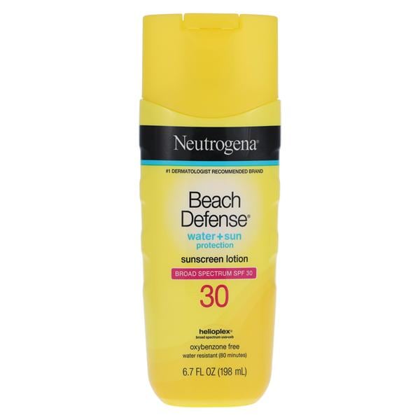 Neutrogena Beach Defense Sunscreen Lotion Adult 6.7oz Water Resistant Ea, 12 EA/CA
