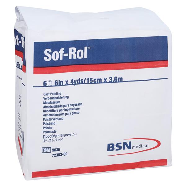 Sof-Rol Cast Padding White 6"x4yd, 6 BG/CA