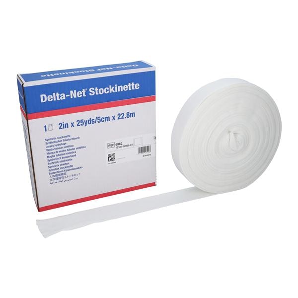 Delta-Net Orthopedic Stockinette White 2"x25yd