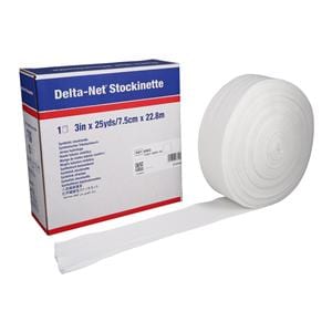 Delta-Net Orthopedic Stockinette White 3"x25yd