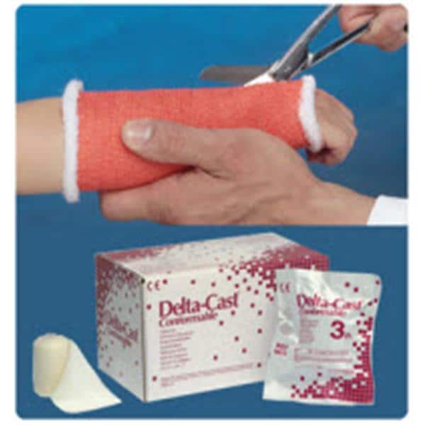 Delta-Cast Casting Tape Red 2"x4yd