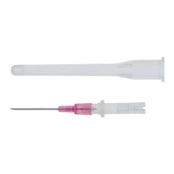 Jelco Peripheral IV Catheter 20 Gauge 1" Pink Straight Ea, 200 EA/CA