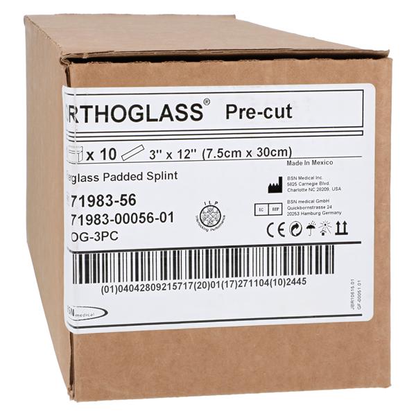 Ortho-Glass Casting Splint System White 3x12"