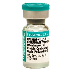 Pedvaxhib Haemophilus B Pediatric Injectable 0.5mL SDV 10/Package