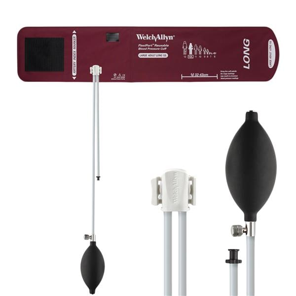 FlexiPort Blood Pressure Cuff Size 12L Burg LF Ea