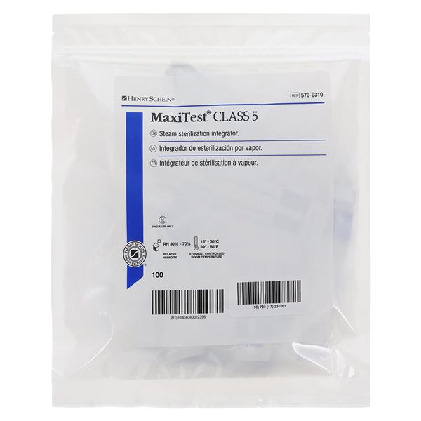 Maxitest CLASS 5 SSI100HS Steam Sterilization Integrator Henry