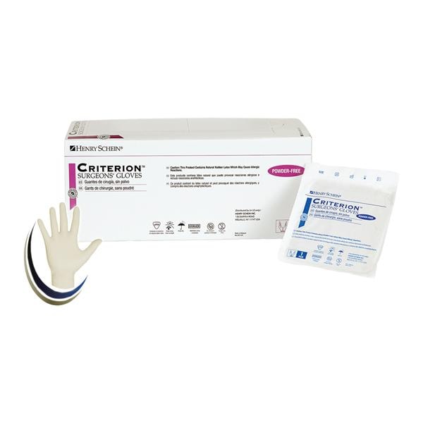 Criterion Surgical Gloves 6.5 Natural, 4 BX/CA