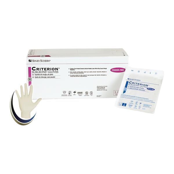 Criterion Surgical Gloves 9 Natural, 4 BX/CA