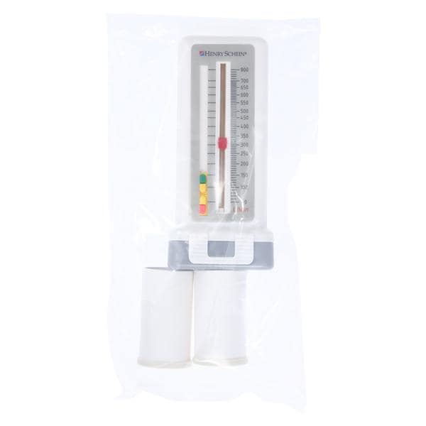 Full Range Peak Flow Meter Handheld White Oral Ea, 40 EA/CA