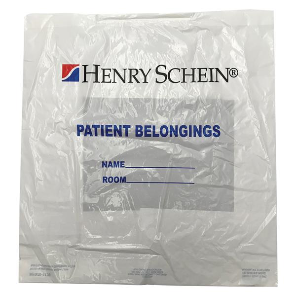 Patient Belongings Bag White Opaque 20x20x4"