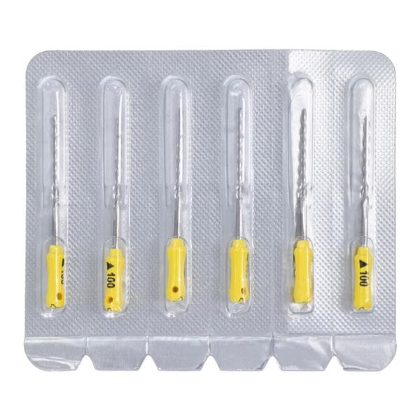 Maxima Hand K-Reamer 25 mm Size 100 Yellow 6/Pk product image