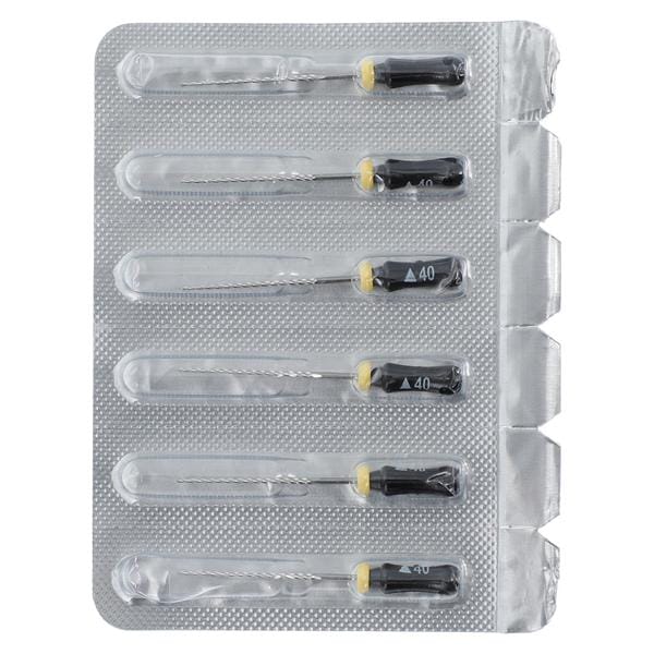 Maxima Hand K-Reamer 25 mm Size 40 Black 6/Pk