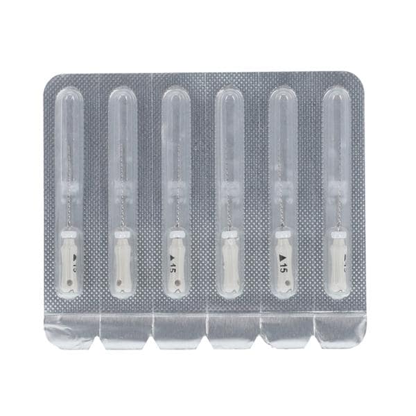 Maxima Hand K-Reamer 21 mm Size 15 White 6/Pk