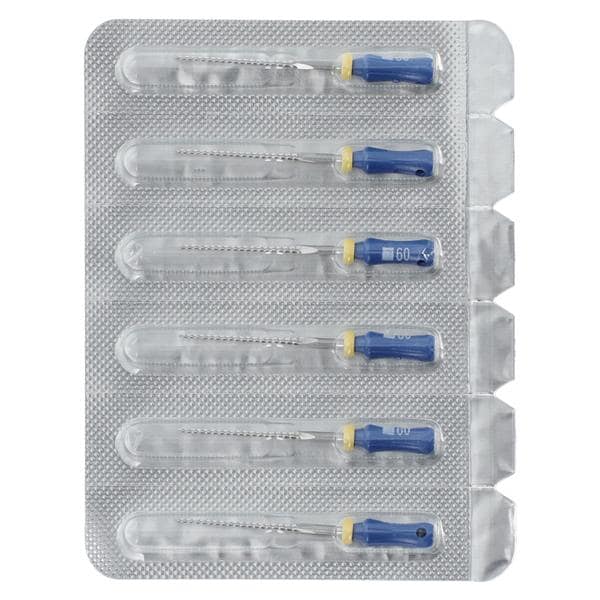 Maxima Hand K-File 25 mm Size 60 Blue 6/Pk