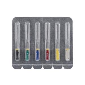Maxima Hand Hedstrom Files 25 mm Size 15-40 SS/Plstc Hndl Assorted 6/Pk