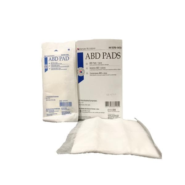 Cellulose Dressing Pad 7.5x8" Sterile Not Made With Natural Rubber Latex, 12 BX/CA