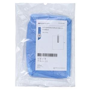 60x70" Sterile Impervious Split Drape