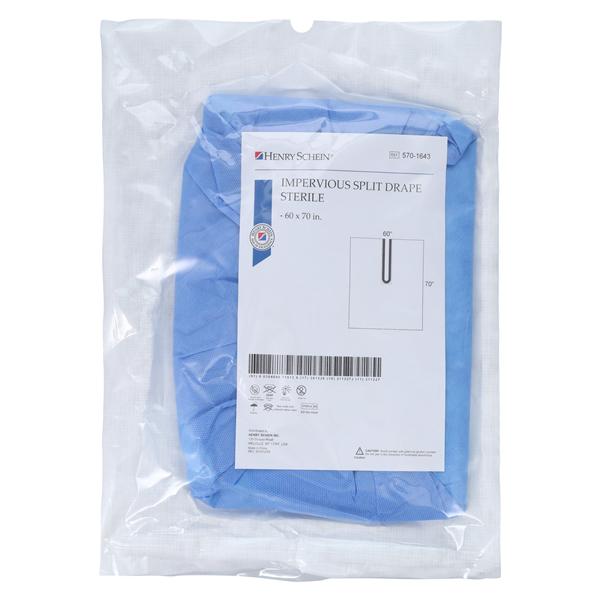 60x70" Sterile Impervious Split Drape