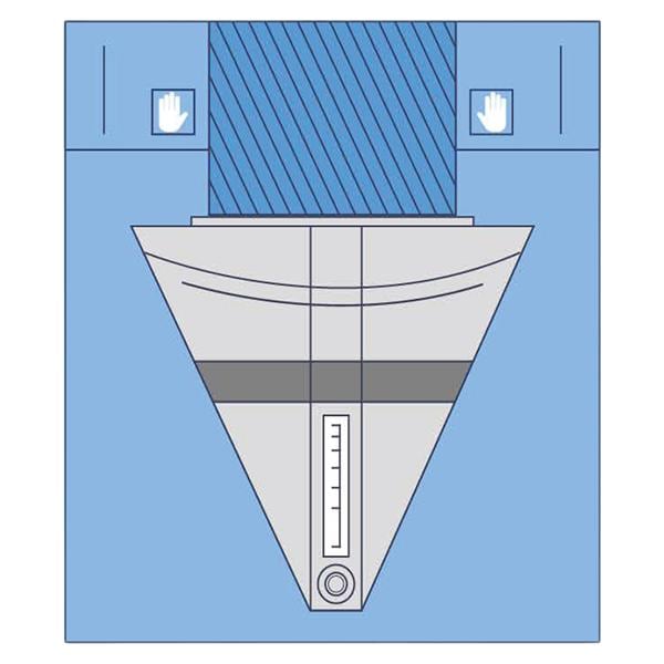 44x40" Sterile Underbuttocks Drape