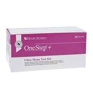 Henry Schein OneStep Ultra Mono Test Kit CLIA Waived for Whole Blood 25/Bx
