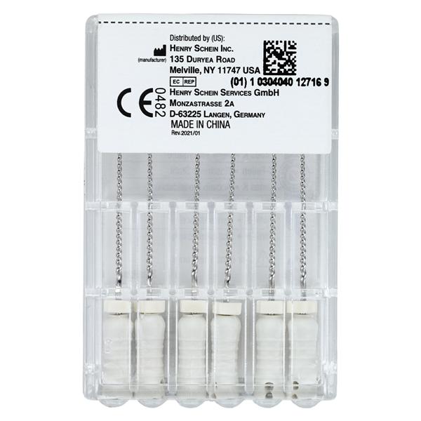 Endoflex Hand K-File 21 mm Size 45 Stainless Steel White 6/Bx product image