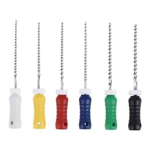 Endoflex Hand K-File 21 mm Size 45-80 Stainless Steel Assorted 6/Bx