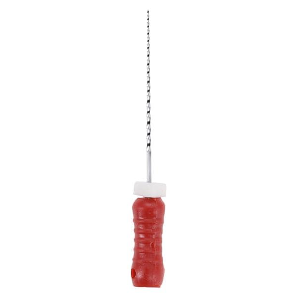 Endoflex Hand Instruments Reamer 21 mm Size #25 Stainless Steel Red 6/Bx product image