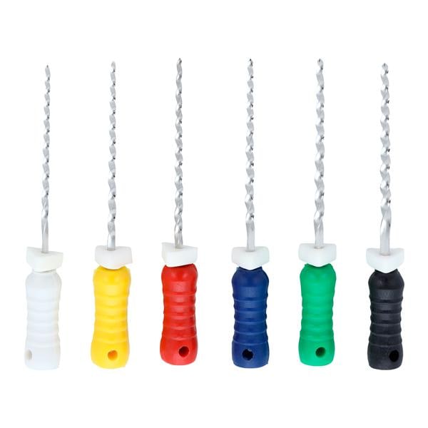 Endoflex Hand Instruments Reamer 21 mm Size 45-80 Stainless Steel Assorted 6/Bx product image