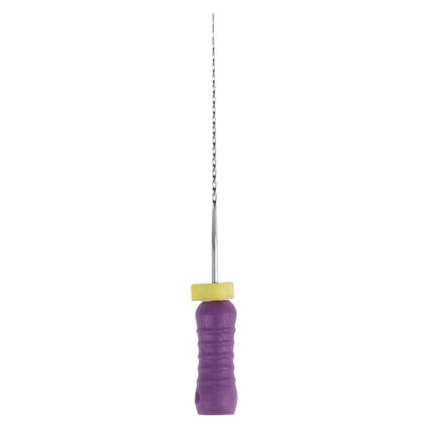 Endoflex Hand Instruments Reamer 25 mm Size 10 Stainless Steel Purple 6/Bx product image