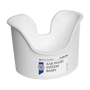 Ear Wash Basin Round Plastic White 325mL, 12 EA/CA