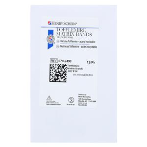 Tofflemire Matrix Bands 0.002 in 14 12/Pk